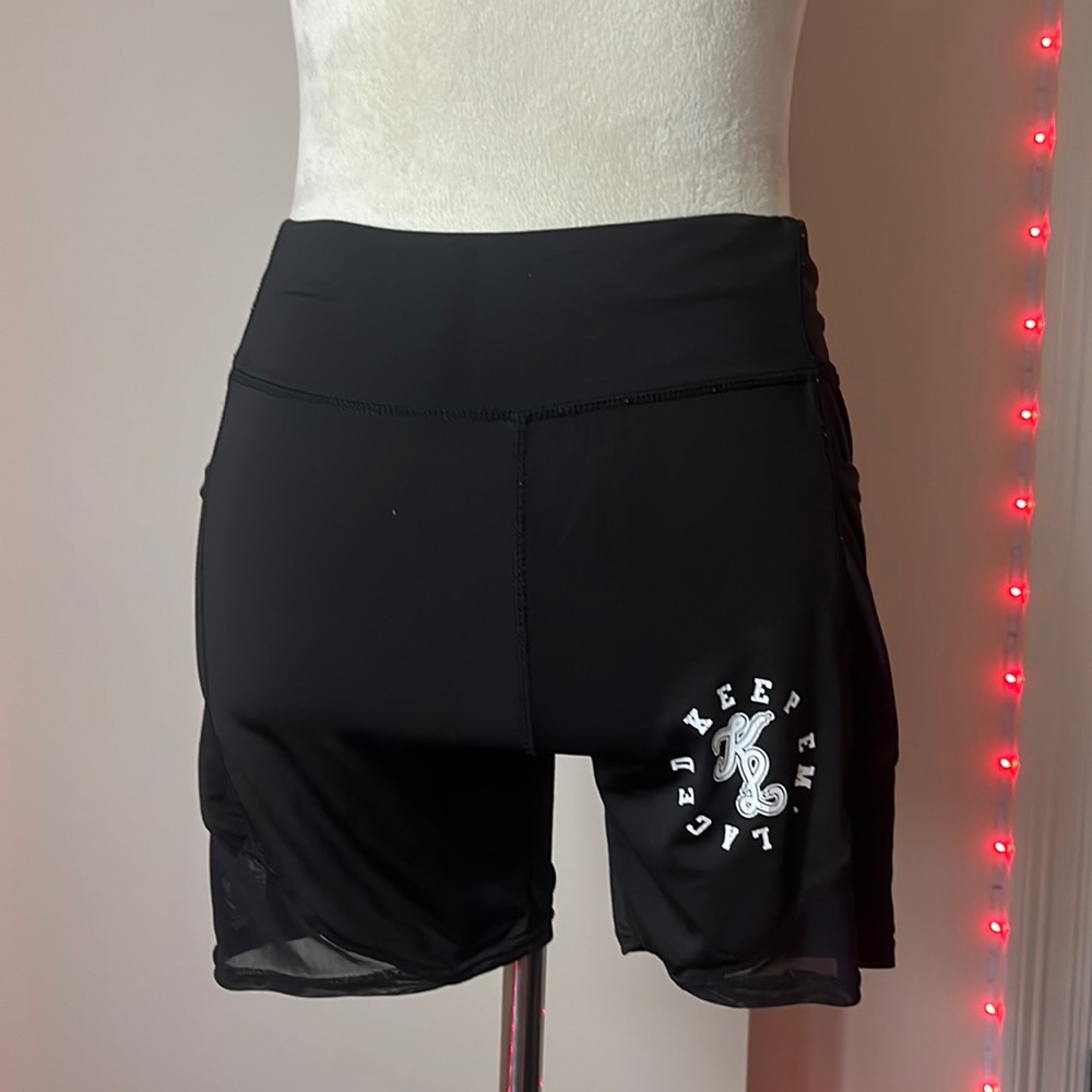 black biker shorts